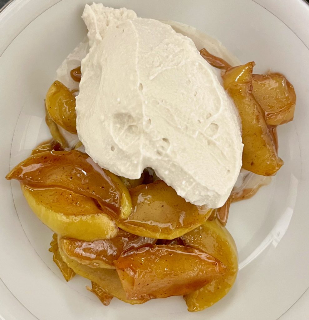 fried-apples-coconut-whipped-cream