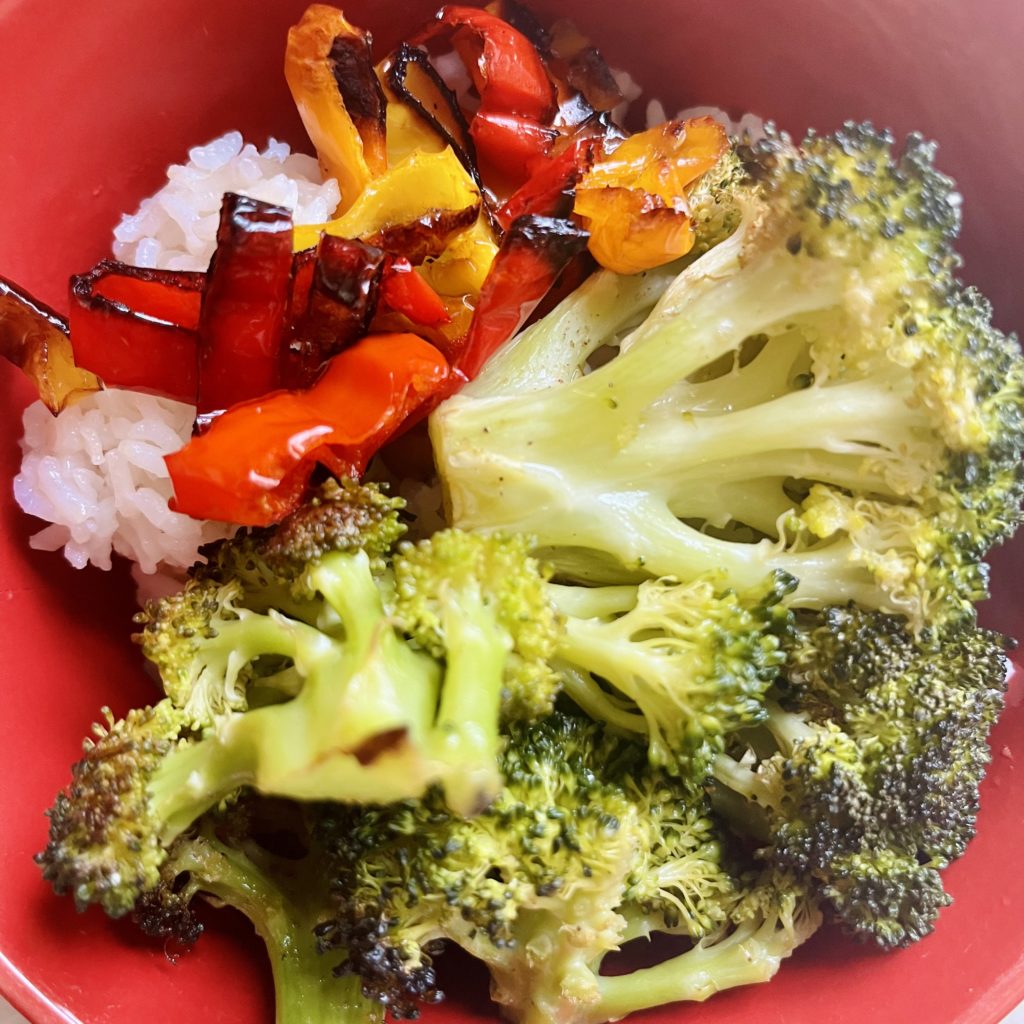 smokey-broccoli-peppers-white-rice
